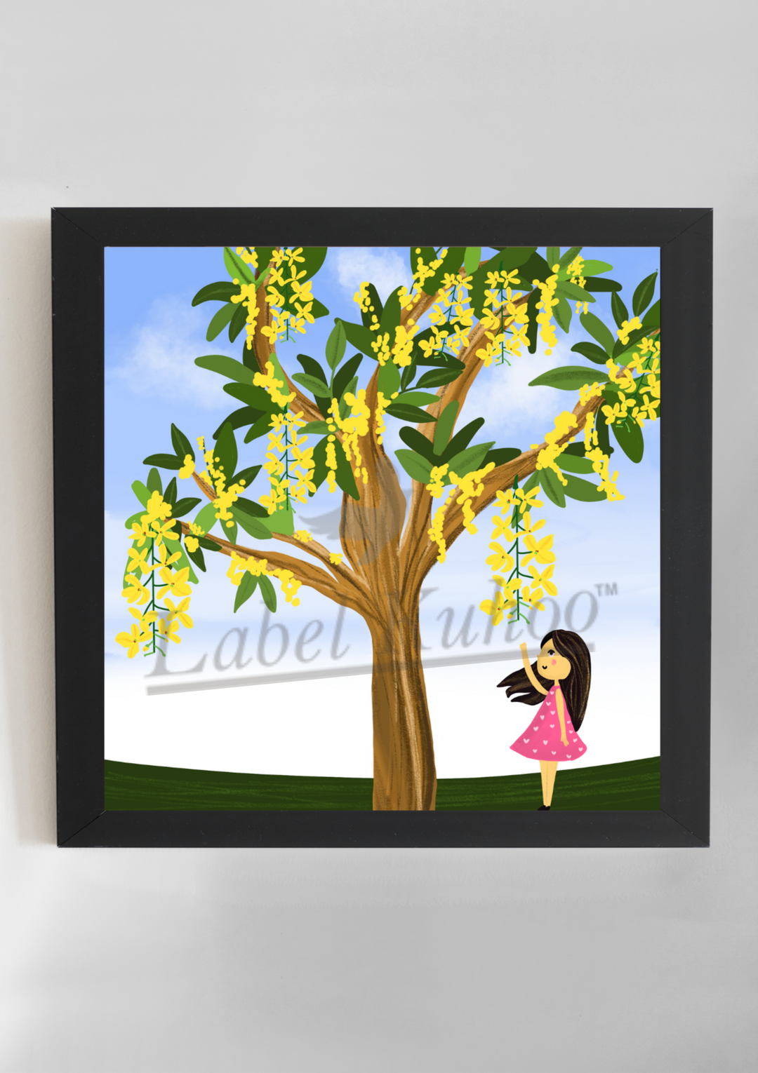 Under The Amaltas Tree Wall Art