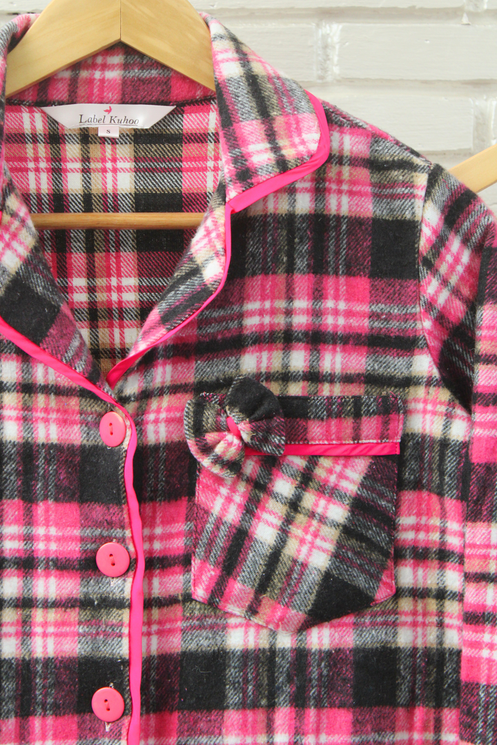 Rosy Bloom Night Suit Set