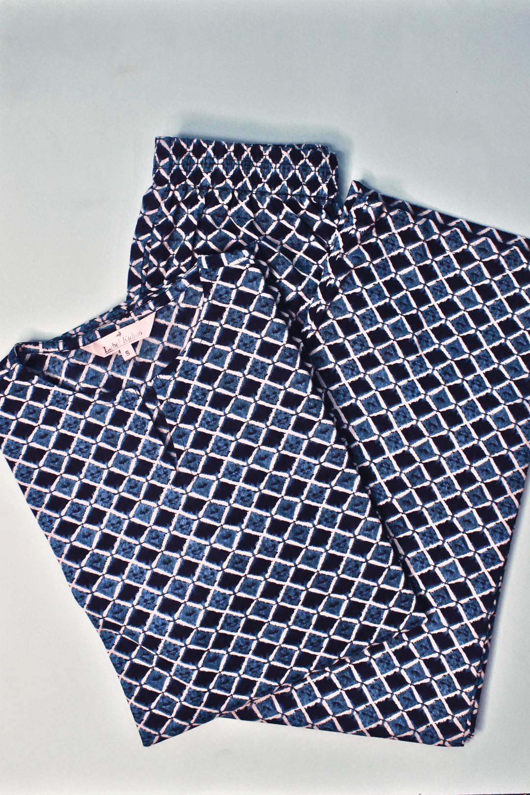 Blue Mosaic Co-ord Set