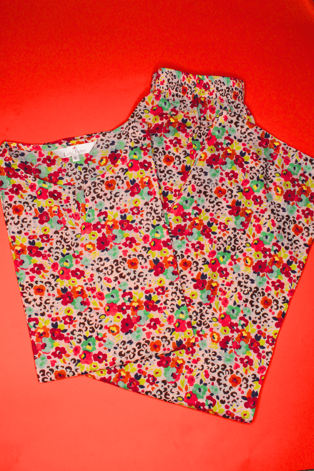 Red Flowery Co-ord Set