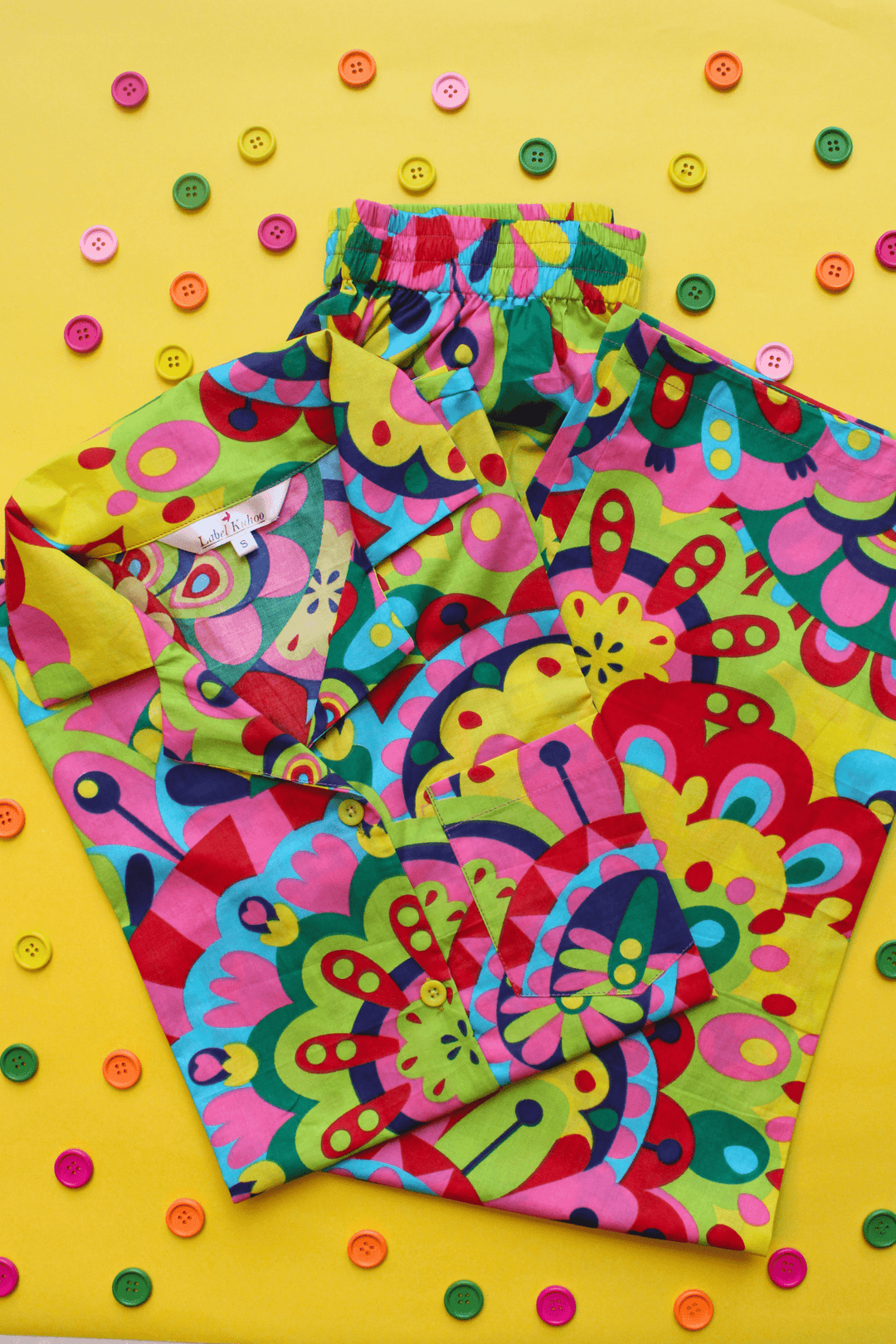 Multicolor Night Suit Set