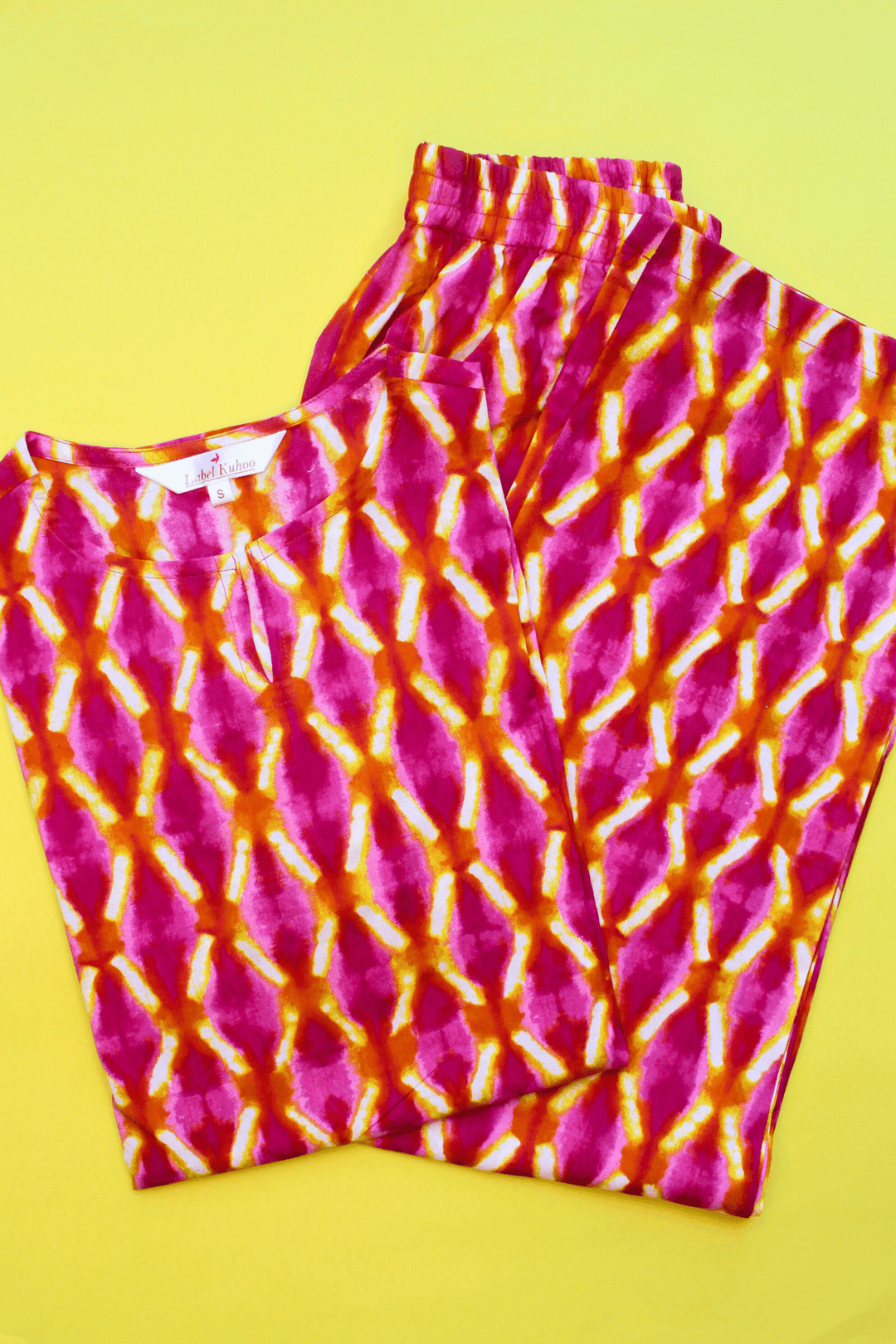Red Zig Zag Co-ord Set
