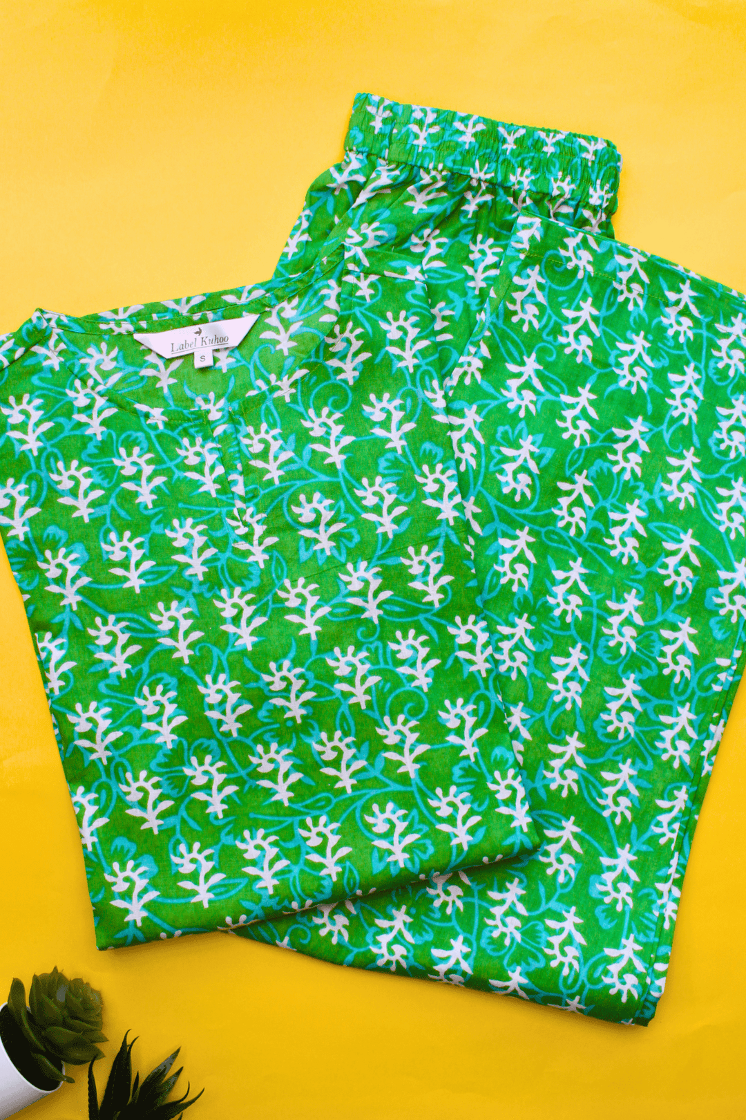 Green Printed Co-ord Set