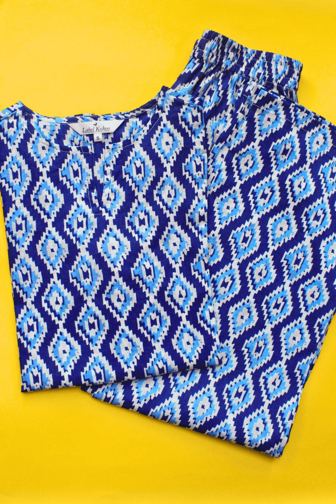 Blue Printed Co-ord Set