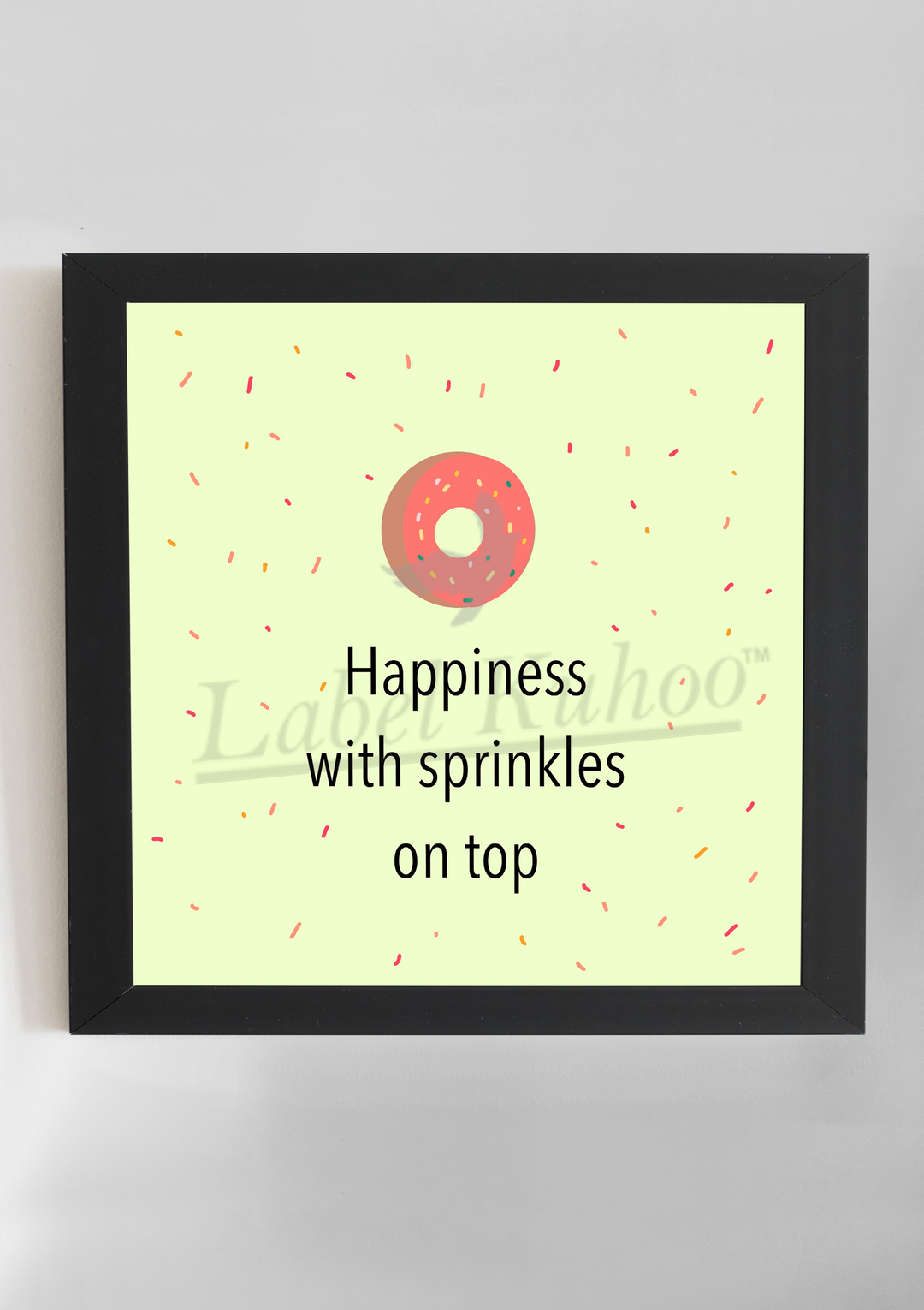 Happiness With Sprinkles Wall Art