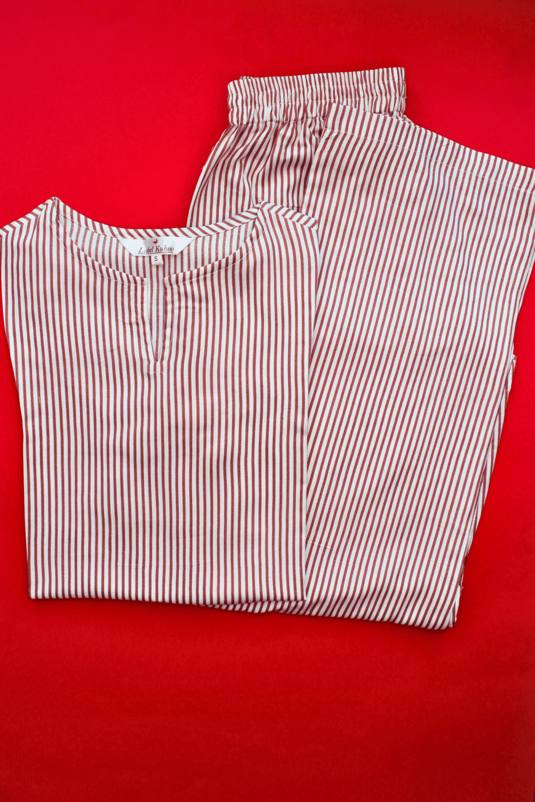 Line Red Co-ord Set