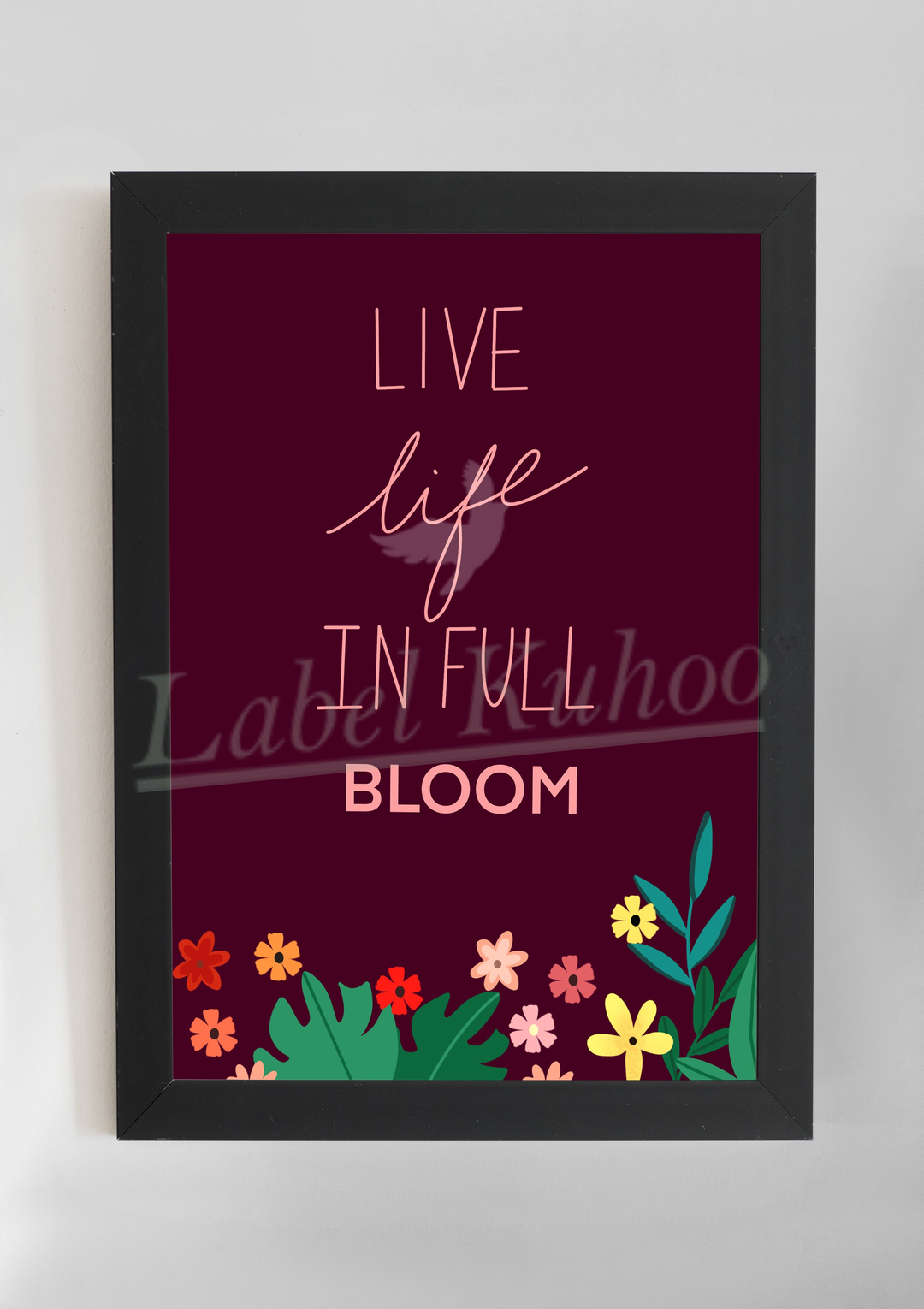 Live Life Wall Art