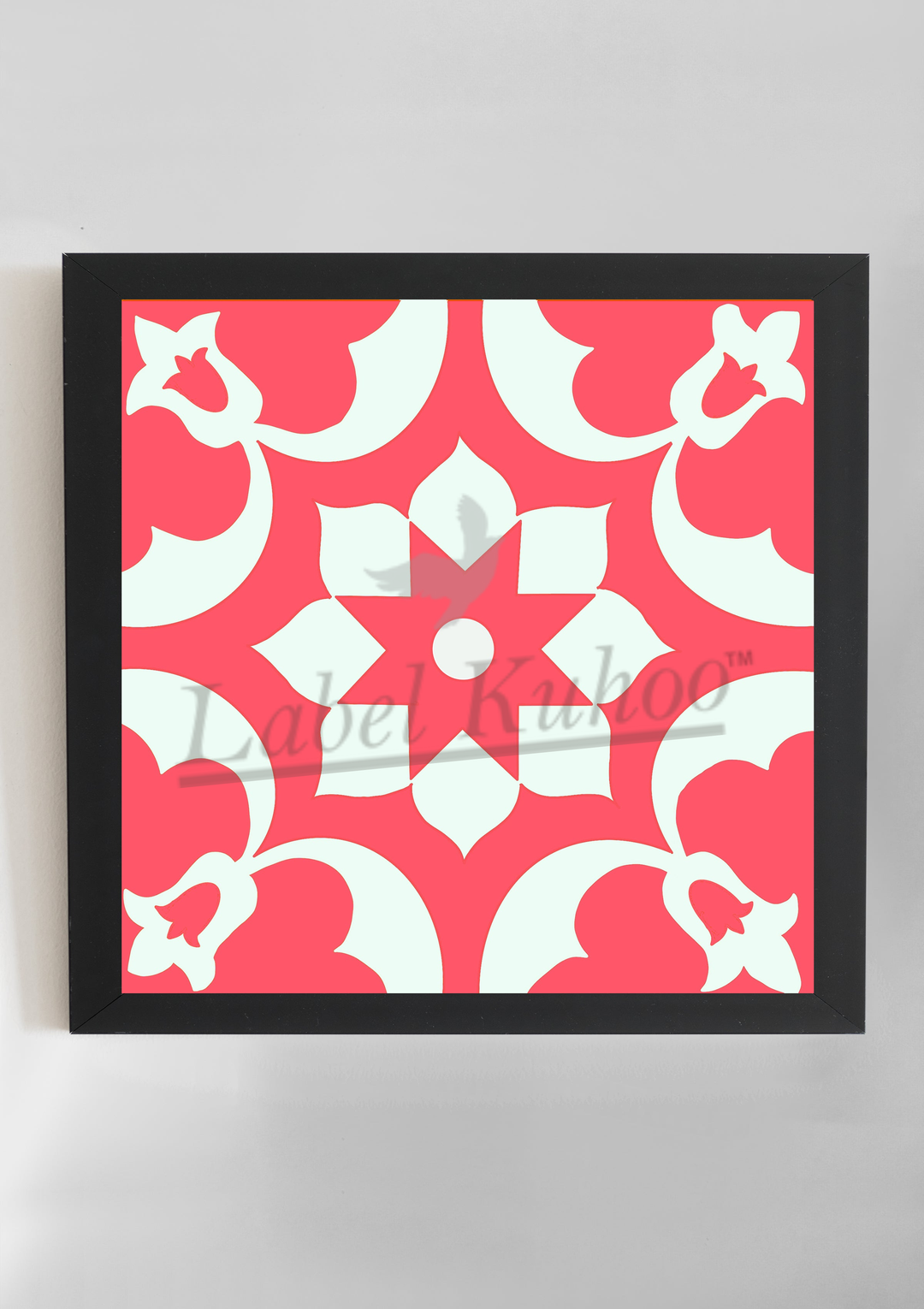 Moroccan Tile Wall Art- Pink