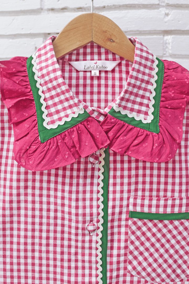 Berry Blush Night Suit Set