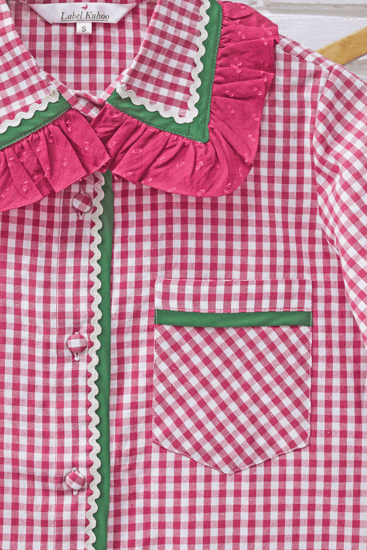 Berry Blush Night Suit Set