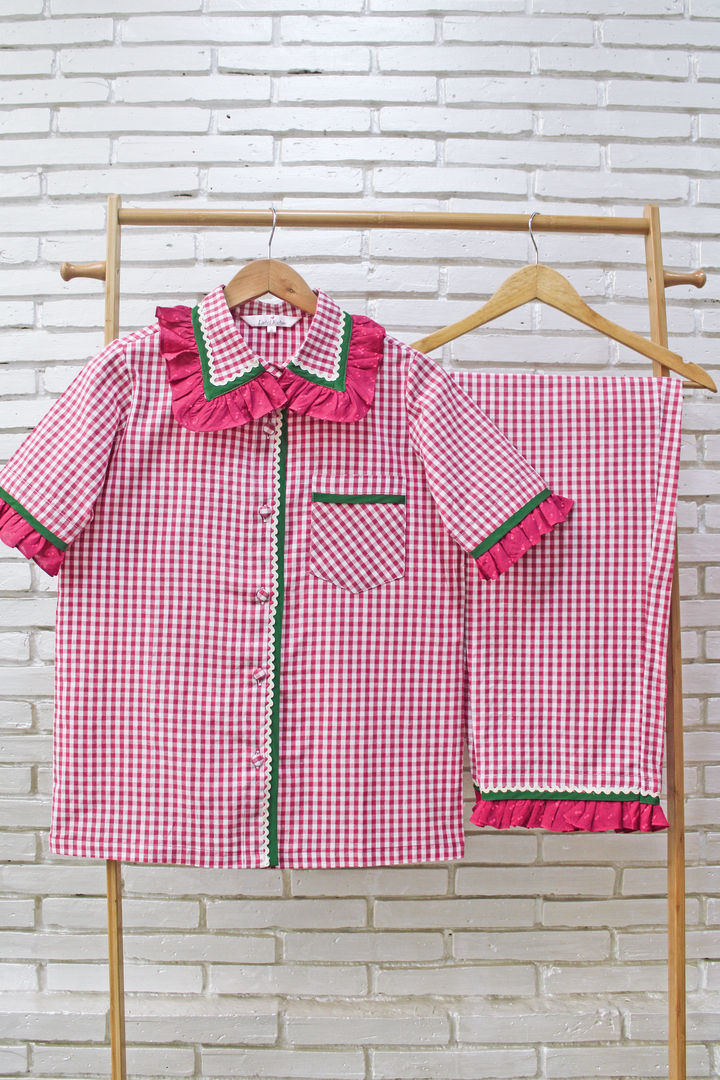 Berry Blush Night Suit Set