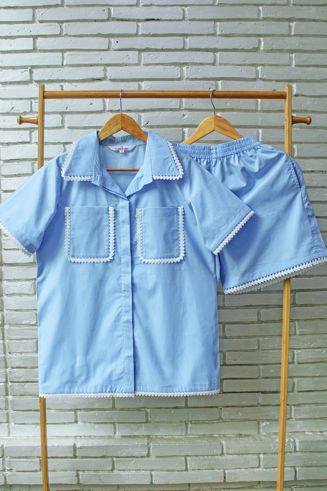 Sky Blush Shorts Set