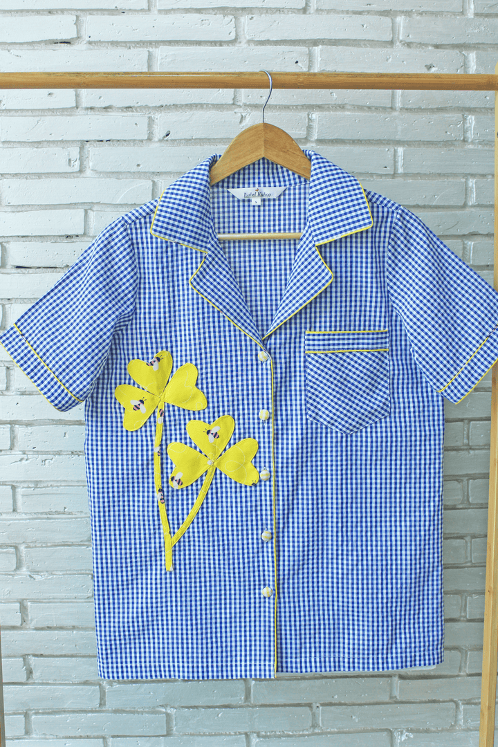 Gingham Garden Night Suit Set