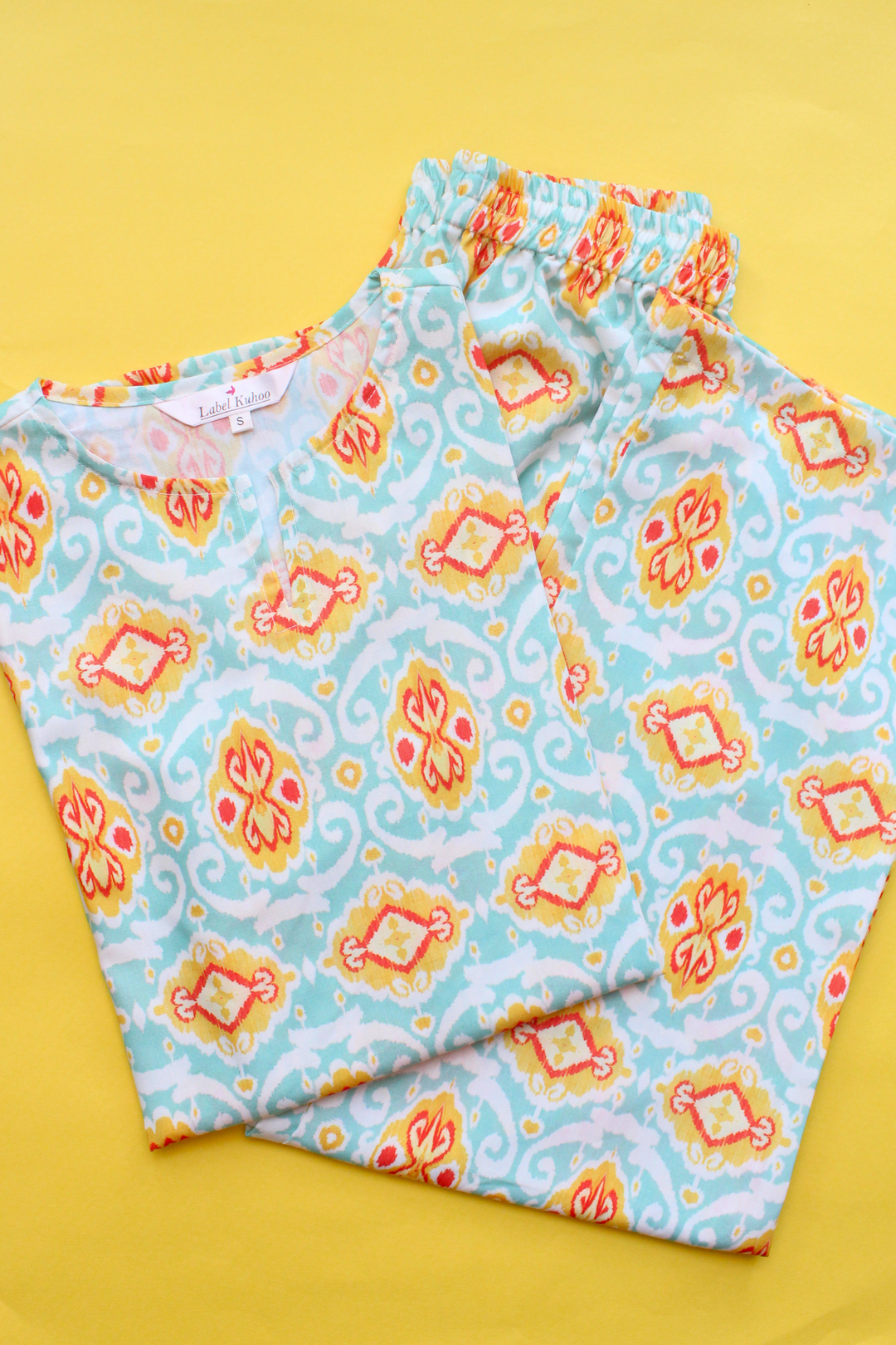 Blue Citrus Co-ord Set