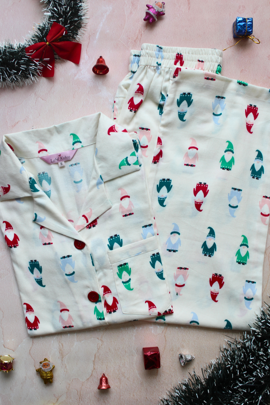 Santa Elves Night Suit Set