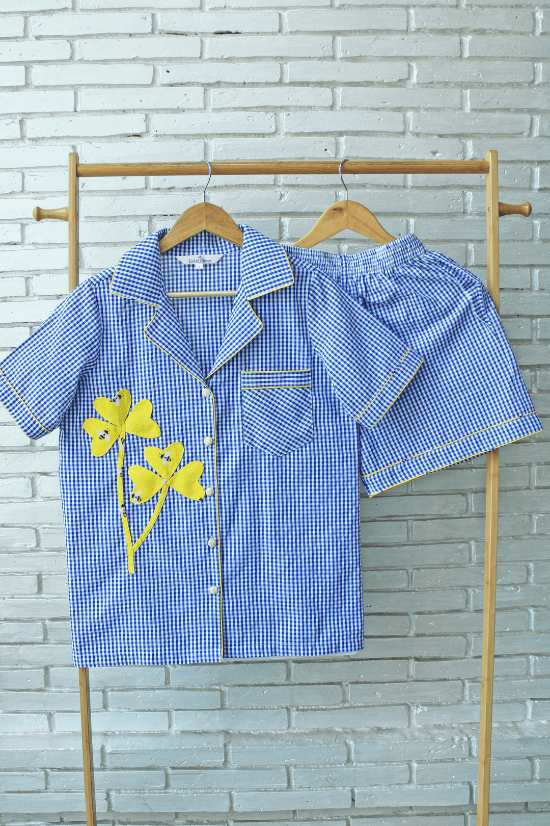 Gingham Garden Shorts Set