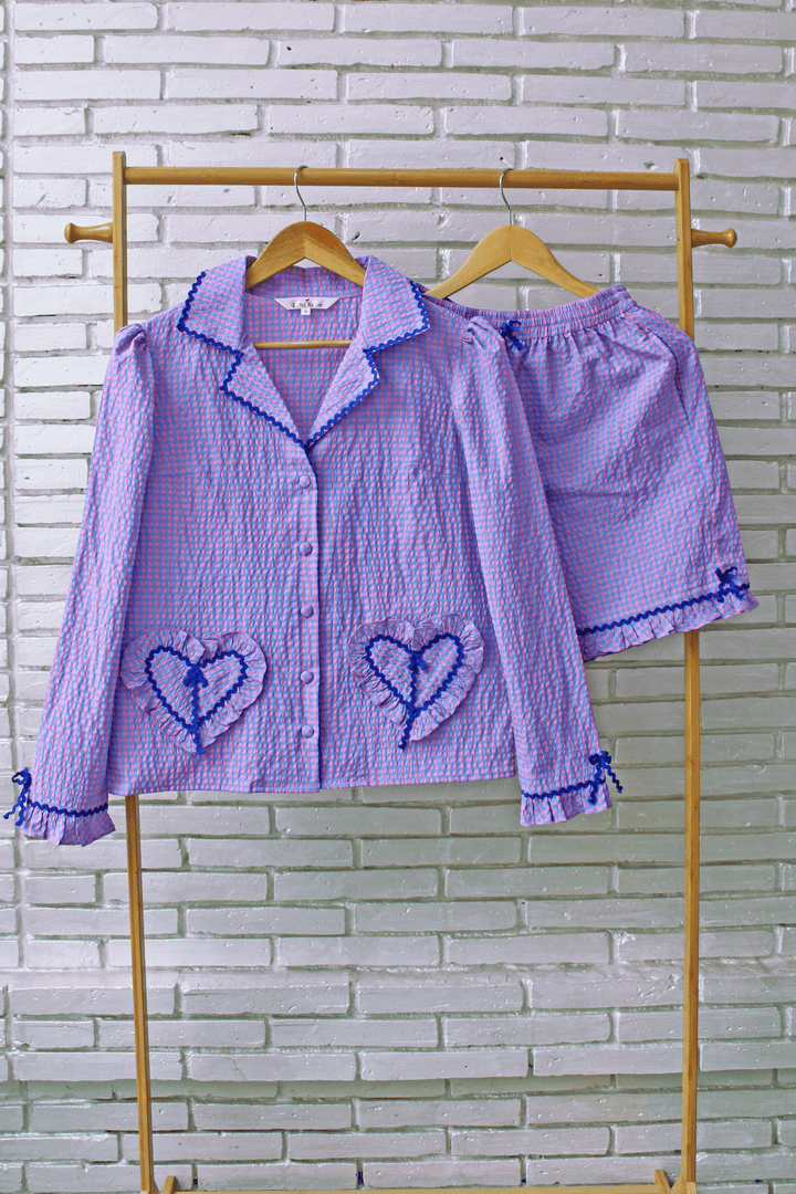 Purple Haze Shorts Set