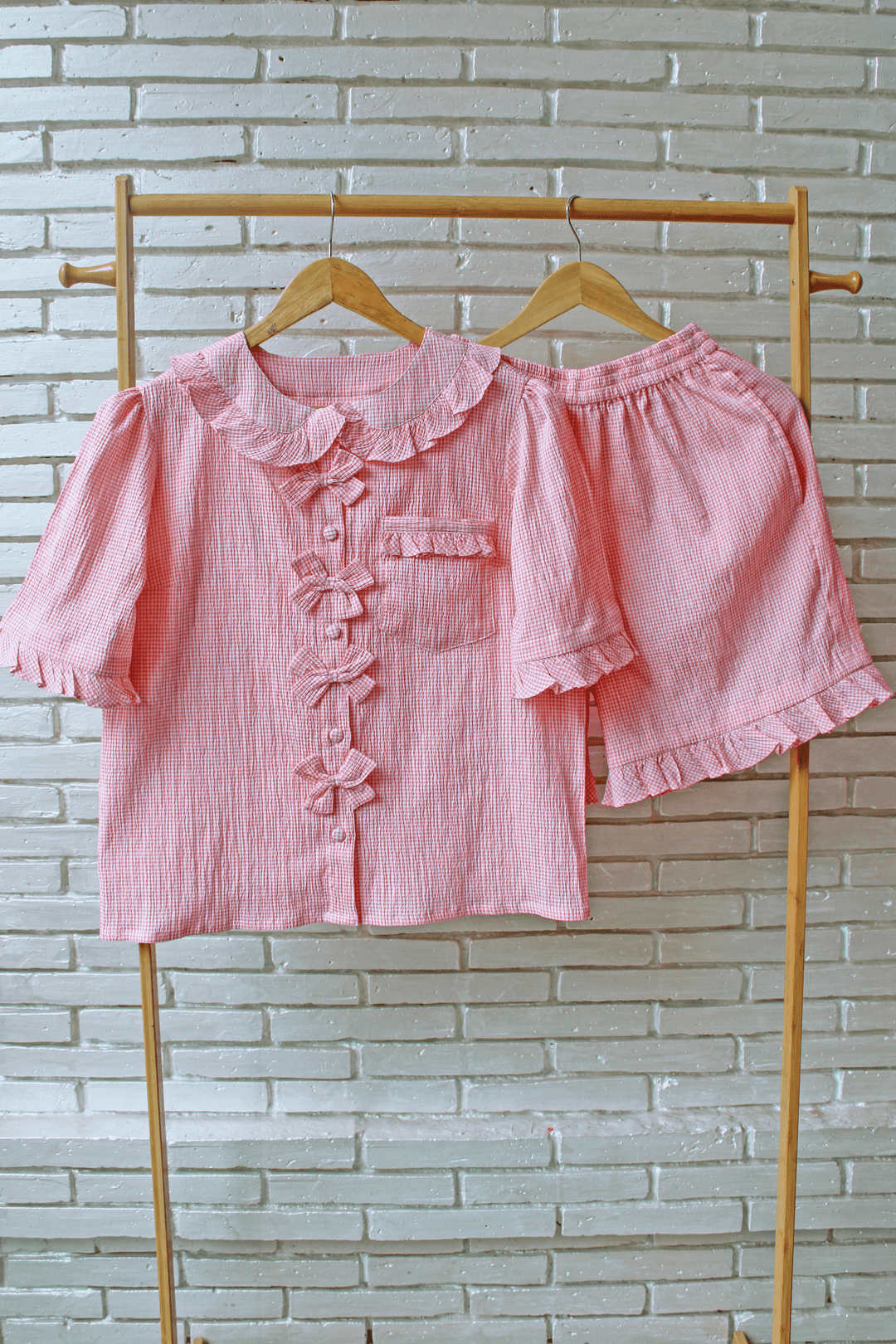 Bow Belle Shorts Set