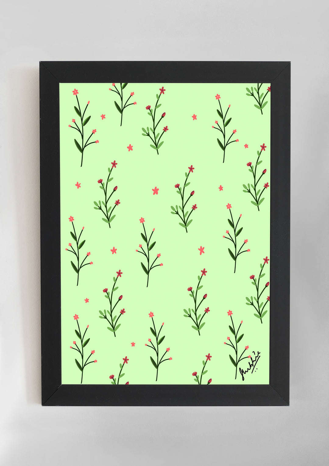 Floral Print Wall Art