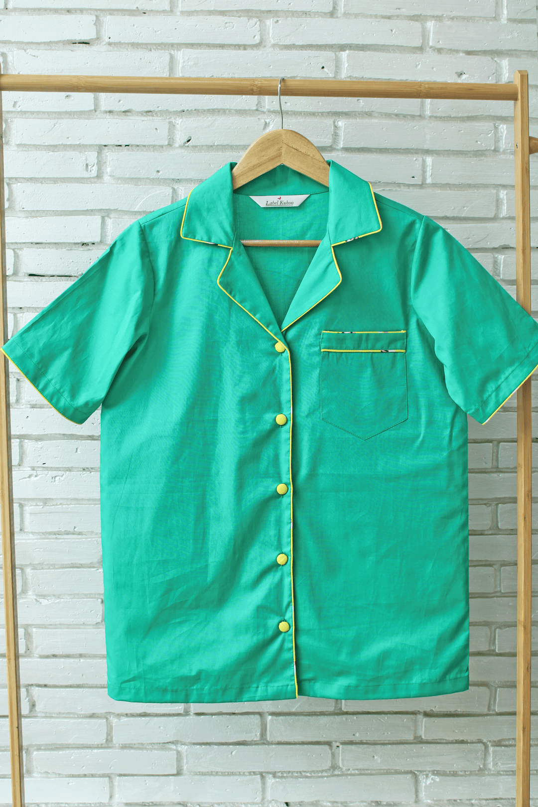 Green Love – 5 Pcs Nightwear Set