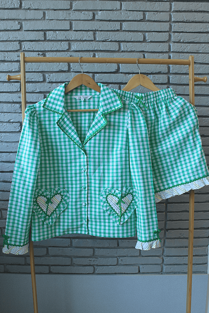 Mint Granita Shorts Set