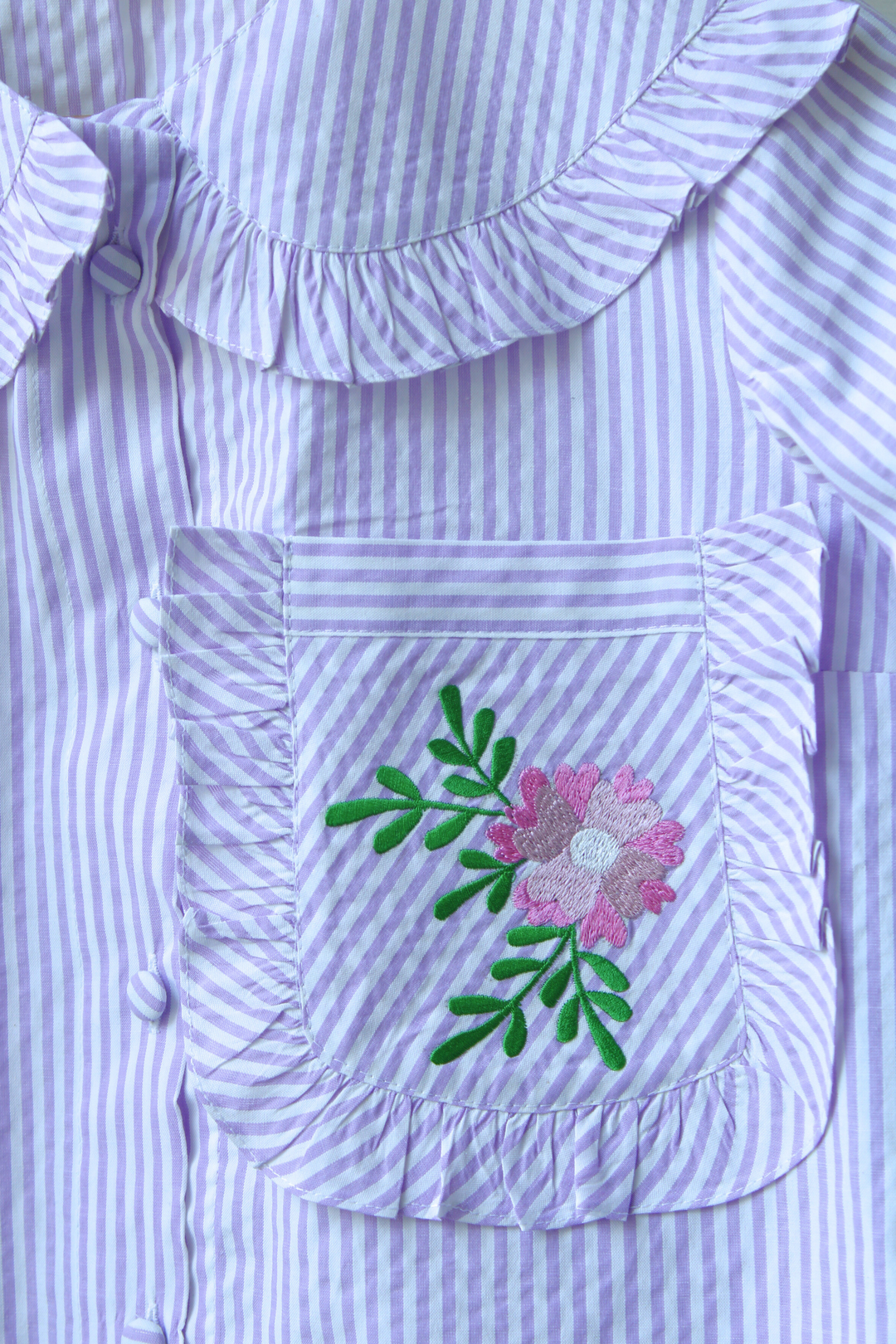 Lavender Daisy Night Suit Set