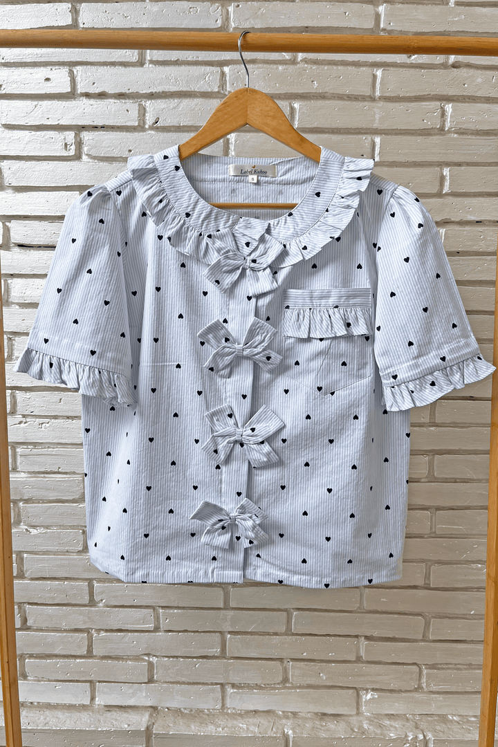 Bows Of Love Night Suit Set