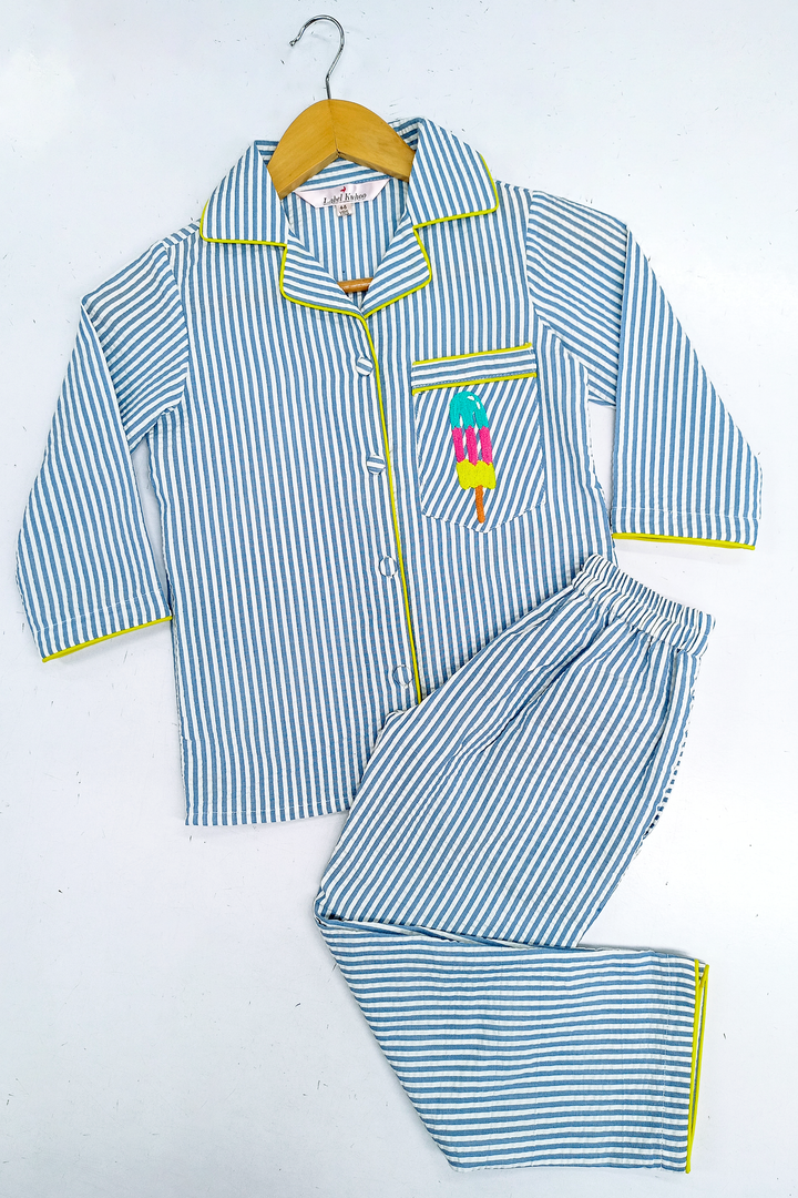 Ice-Cream Night Suit Set (Kids)