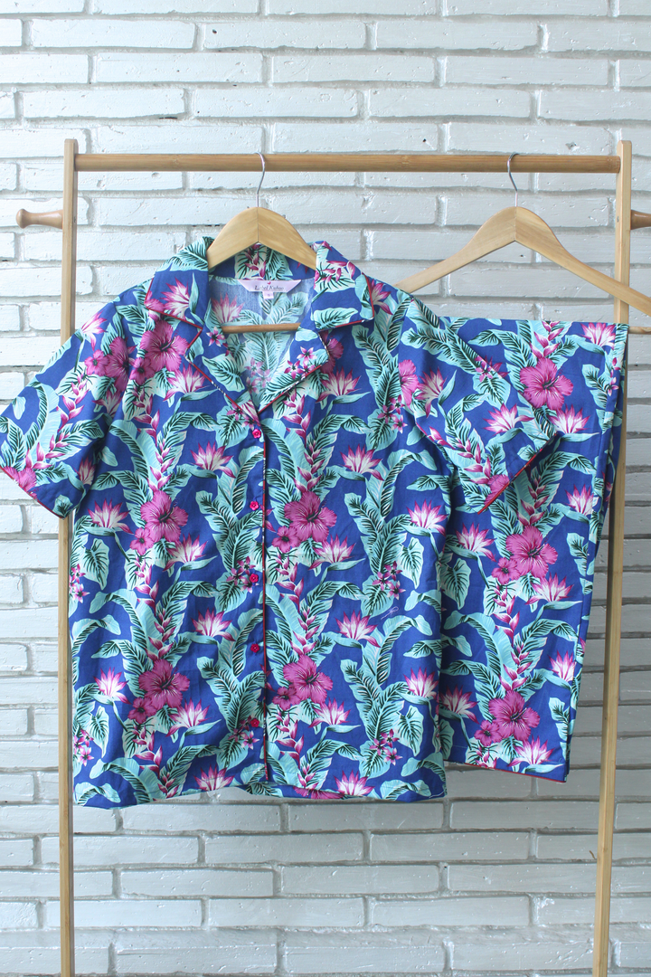Tropical Paradise Night Suit Set