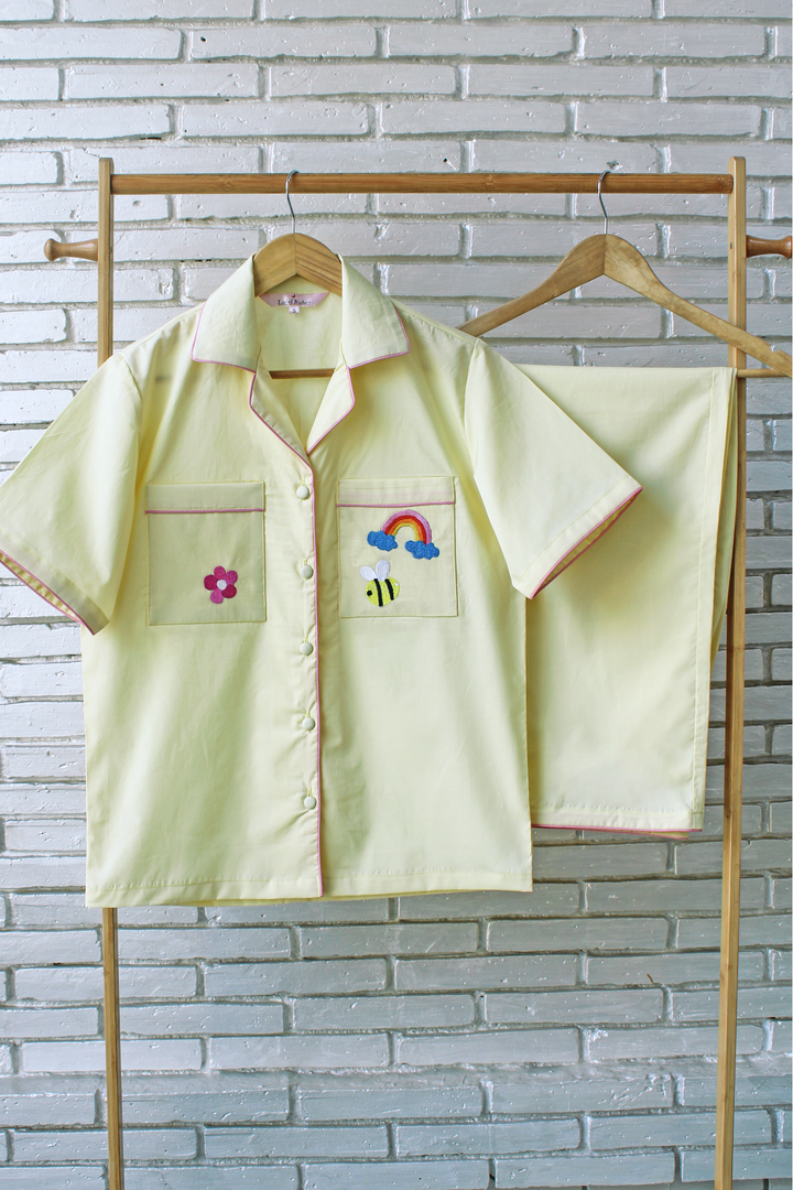 Buttercup Buzz Braless Night Suit Set