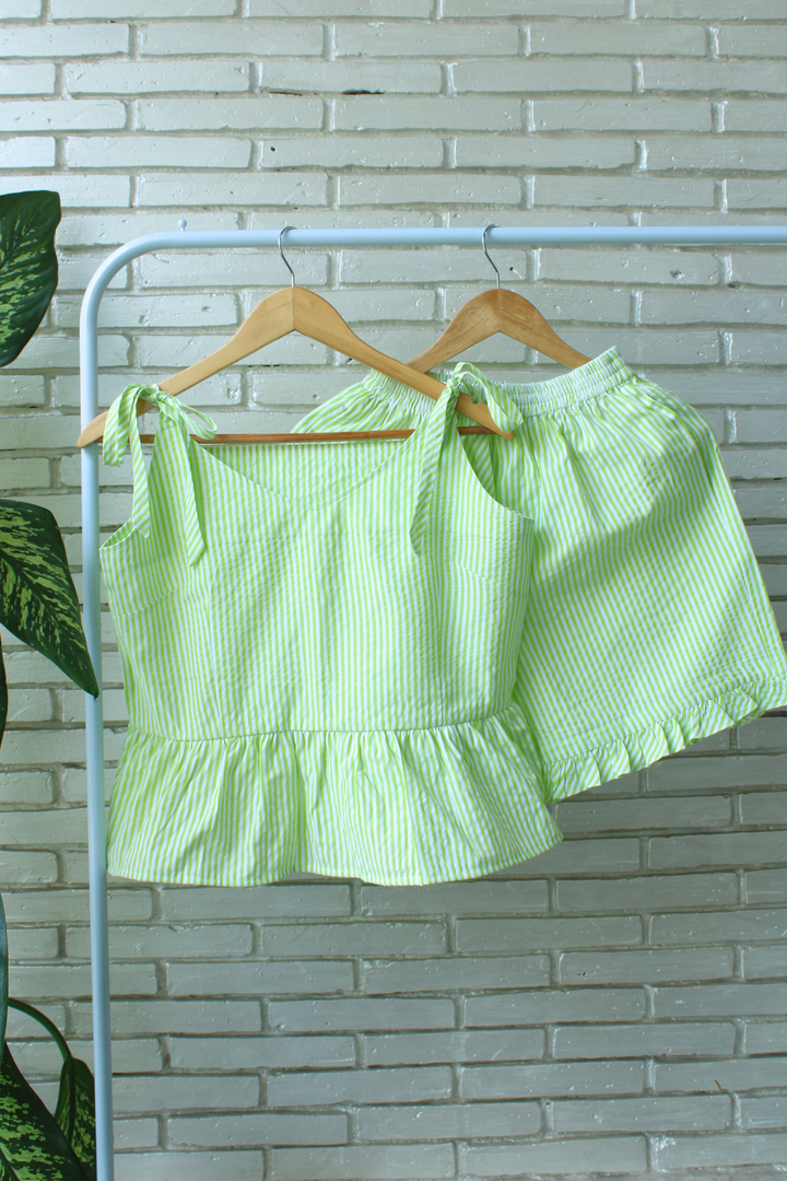Kiwi Crush Kids Shorts Set (Girl)