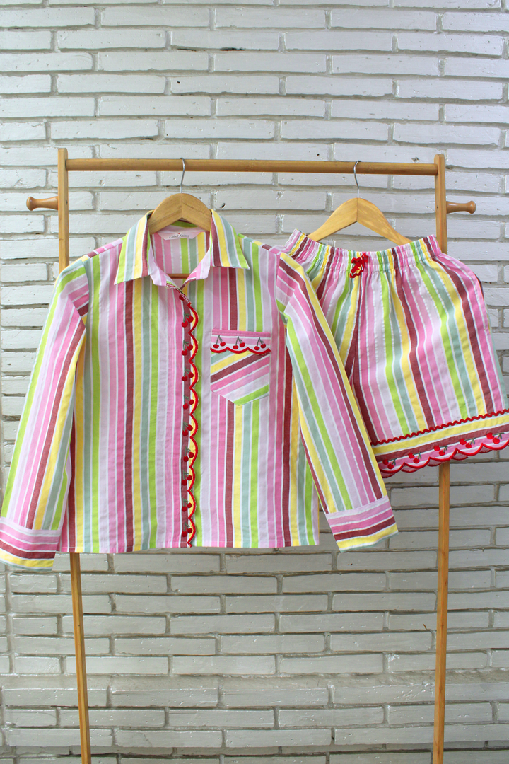 Cherry Crush Shorts Set