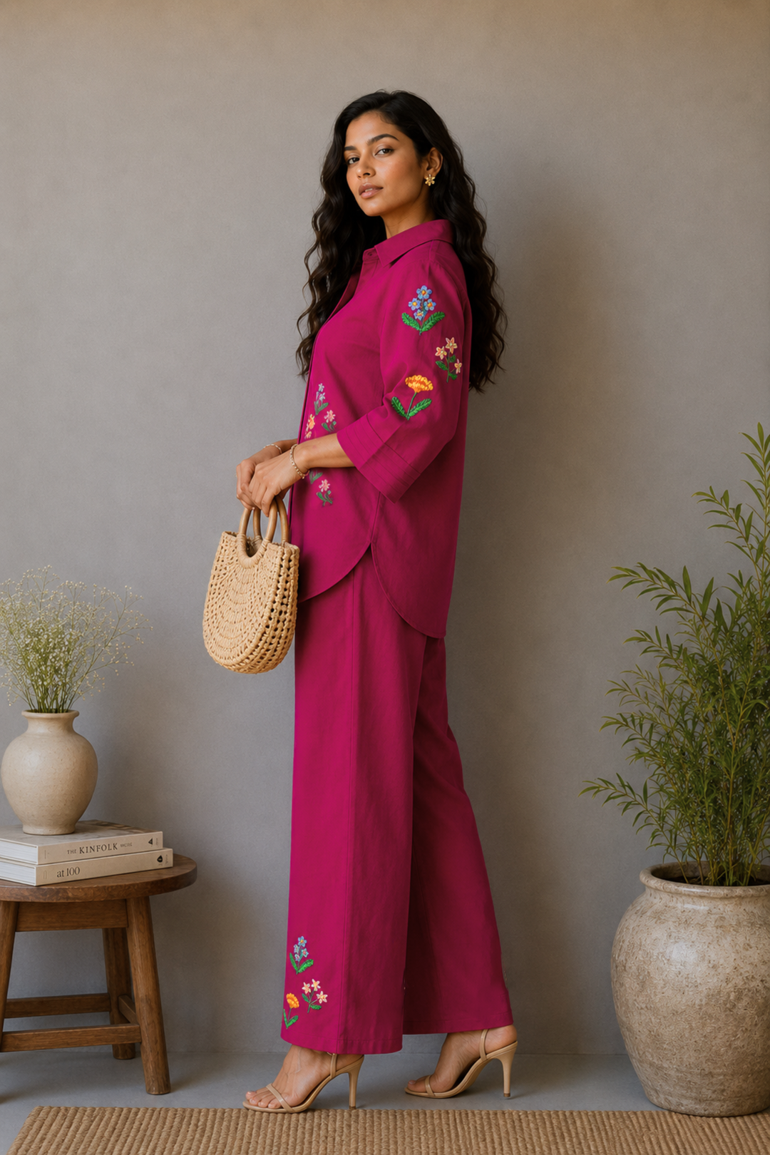 Fuchsia Flora Co-ord Set