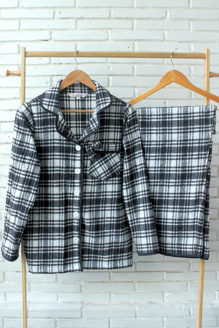 Retro Checks Night Suit Set