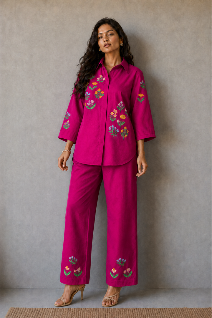 Fuchsia Flora Co-ord Set
