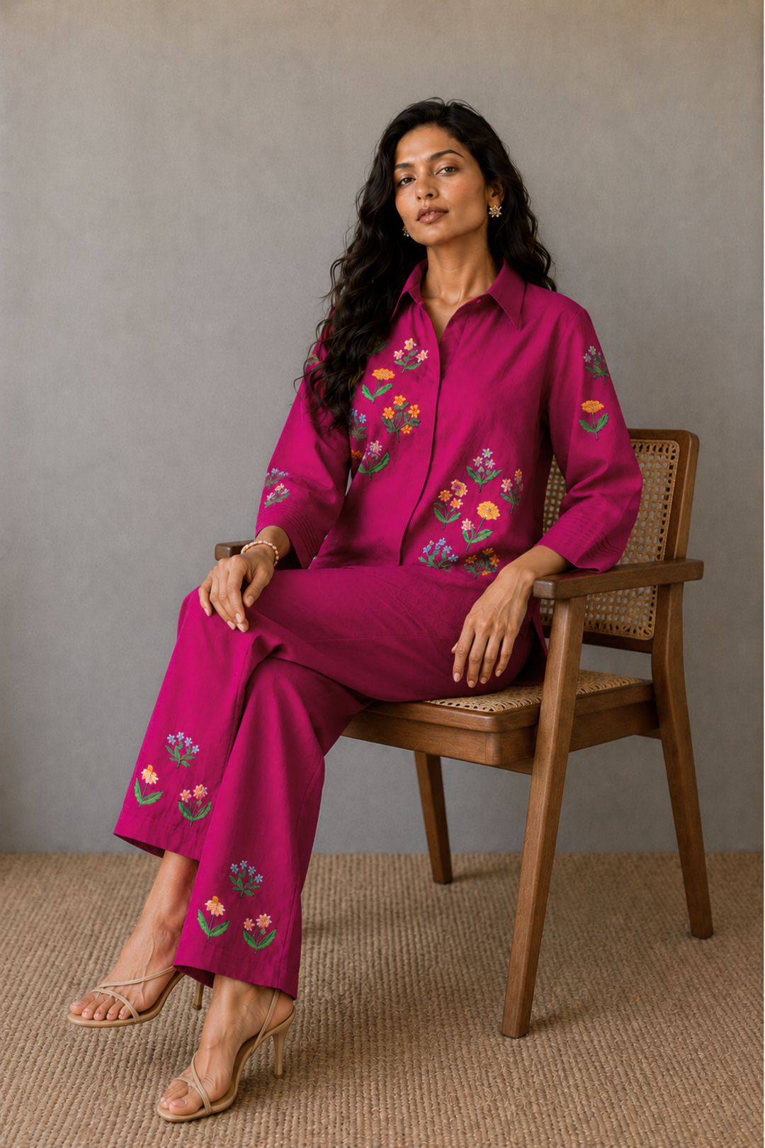 Fuchsia Flora Co-ord Set