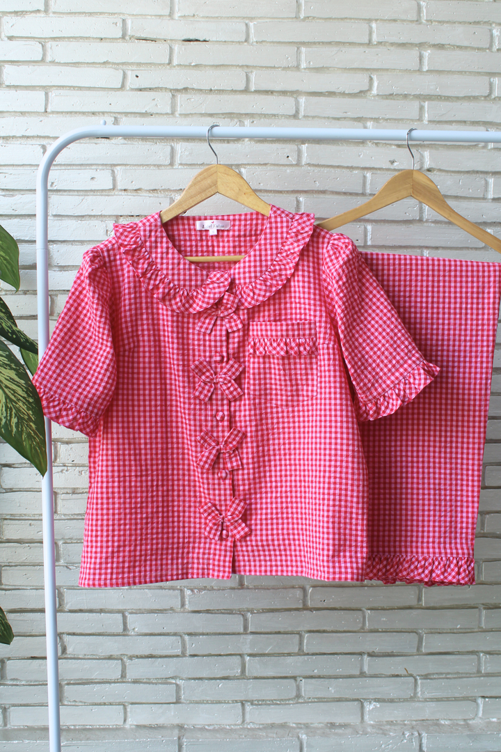 Bows Of Love Night Suit Set