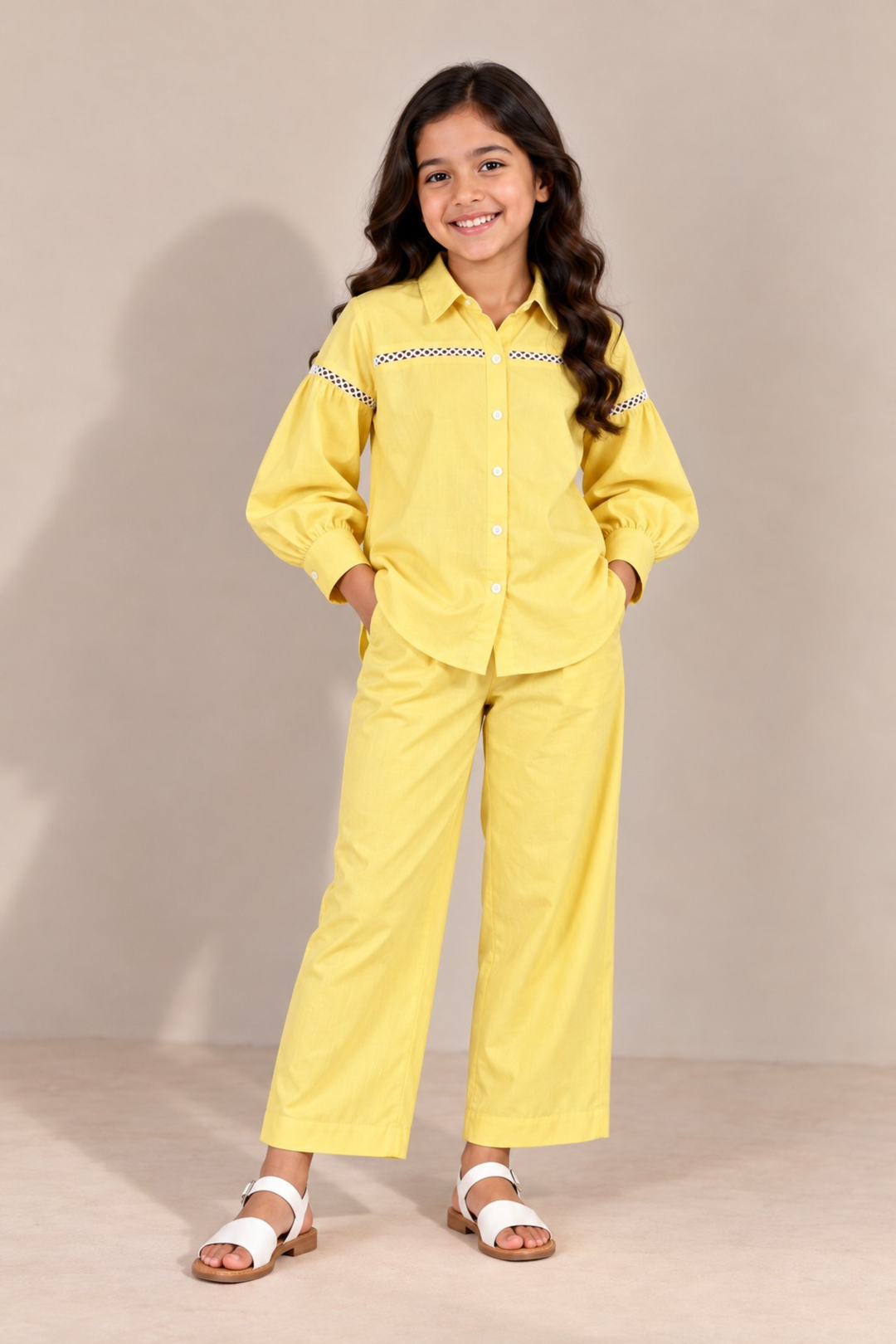Sunshine Yellow Co-ord Set (Kids)