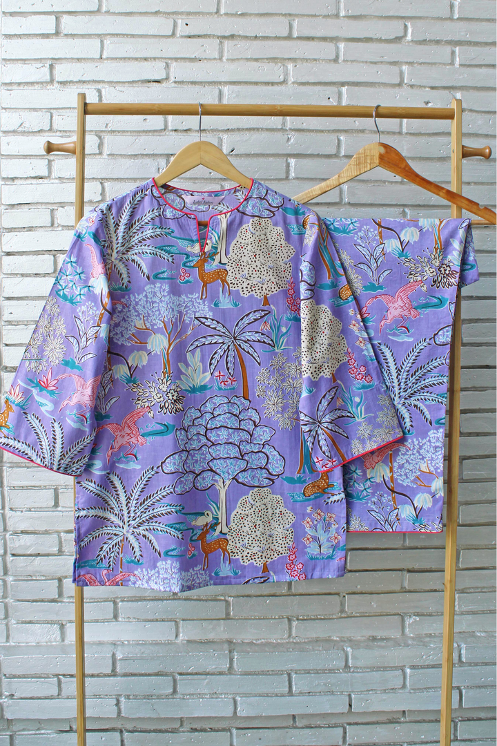 Flamingo Garden Co-ord Set