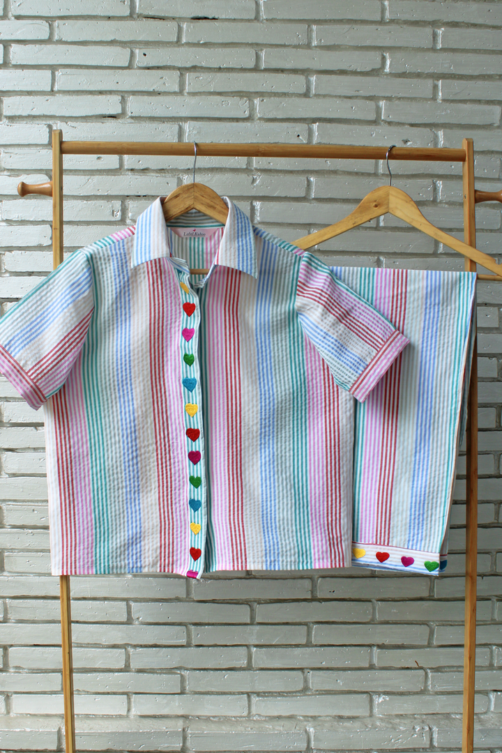 Rainbow Hearts Set