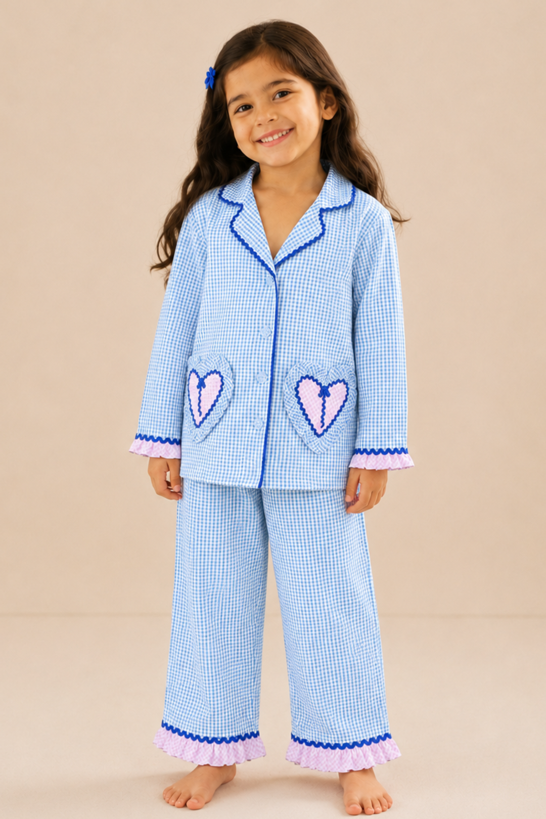 Blueberry Candy Kids Night Suit Set (Girl)