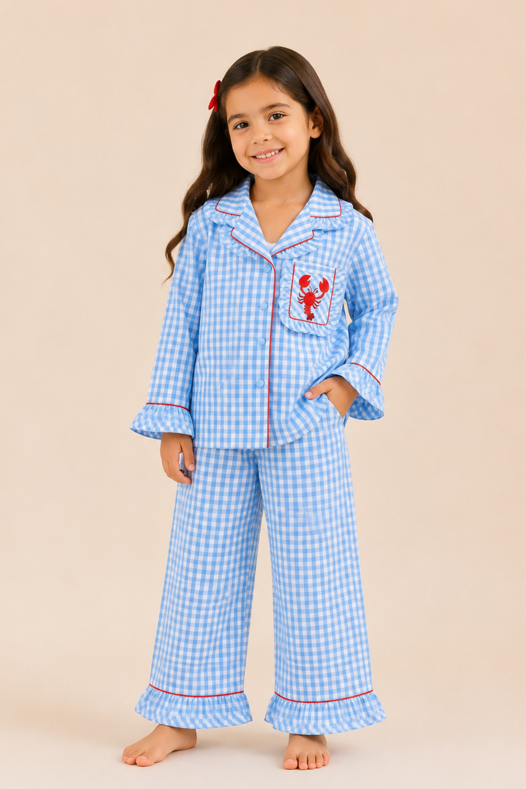 Lobster 2.0 Kids Night Suit Set (Girl)
