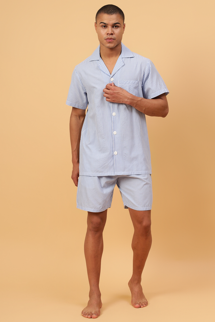 Blue Raspberry Men Shorts Set