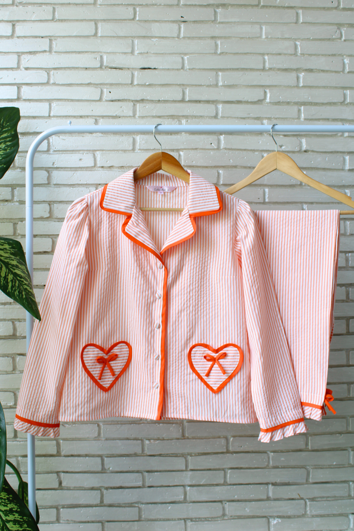 Orange Fizz Night Suit Set