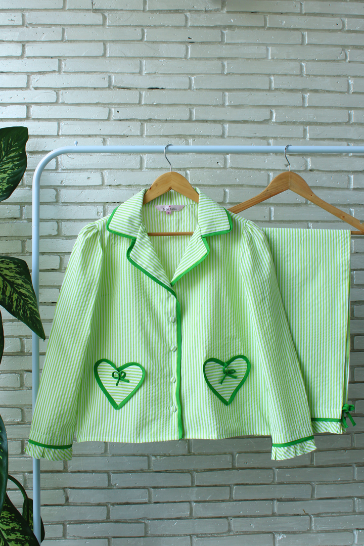 Green Apple Night Suit Set