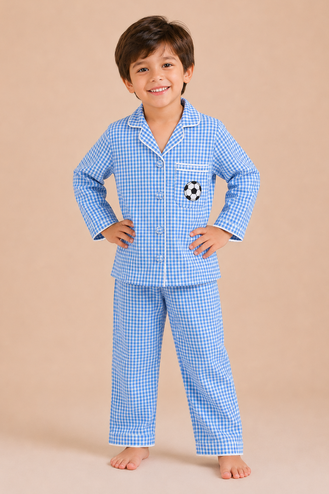 Football Play Kids Night Suit Set (Boy)
