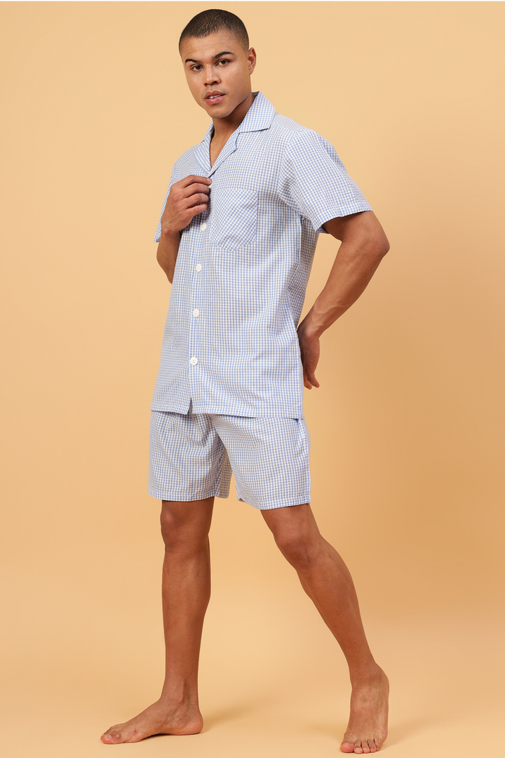 Blue Raspberry Men Shorts Set