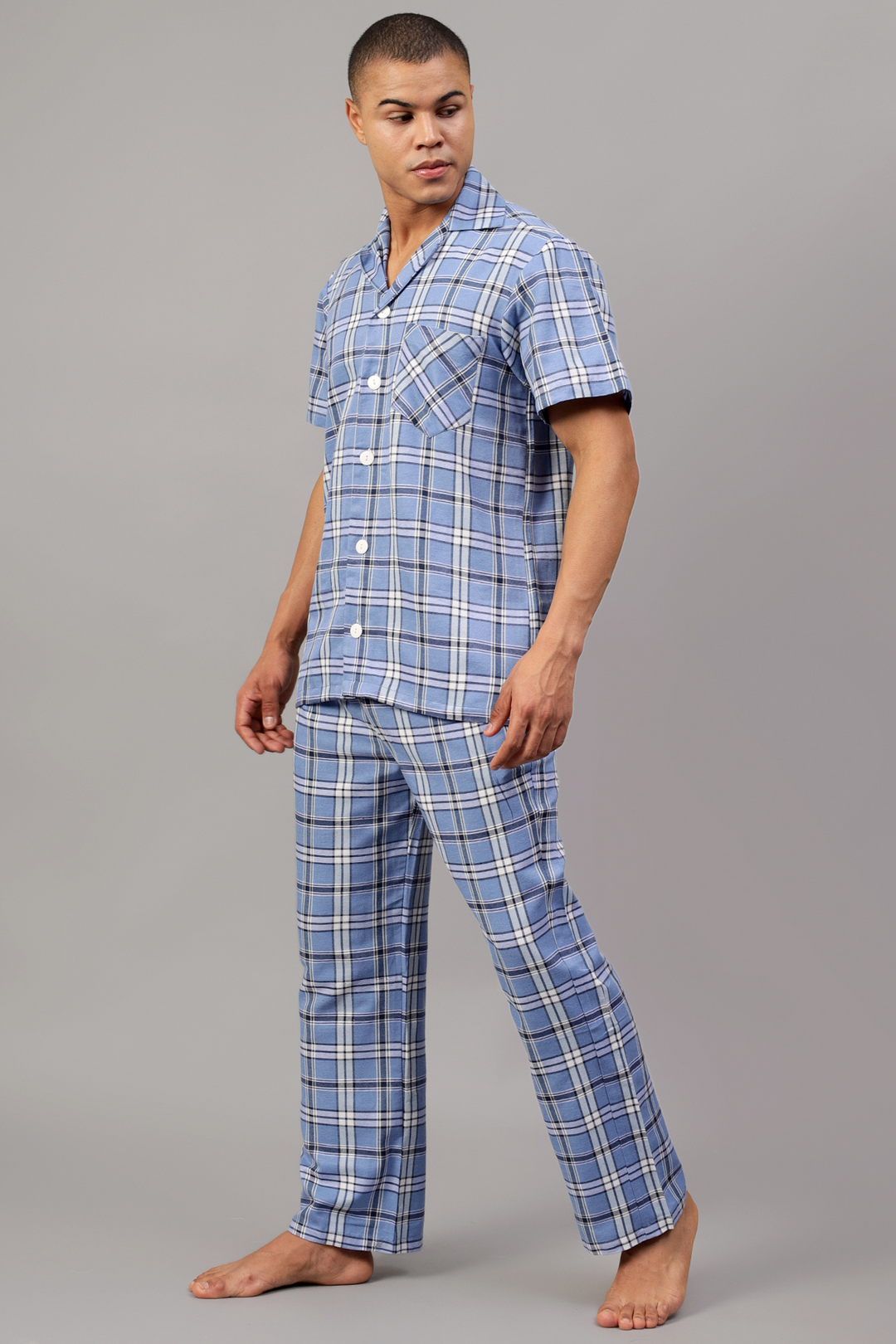 Blueberry Men Night Suit Set