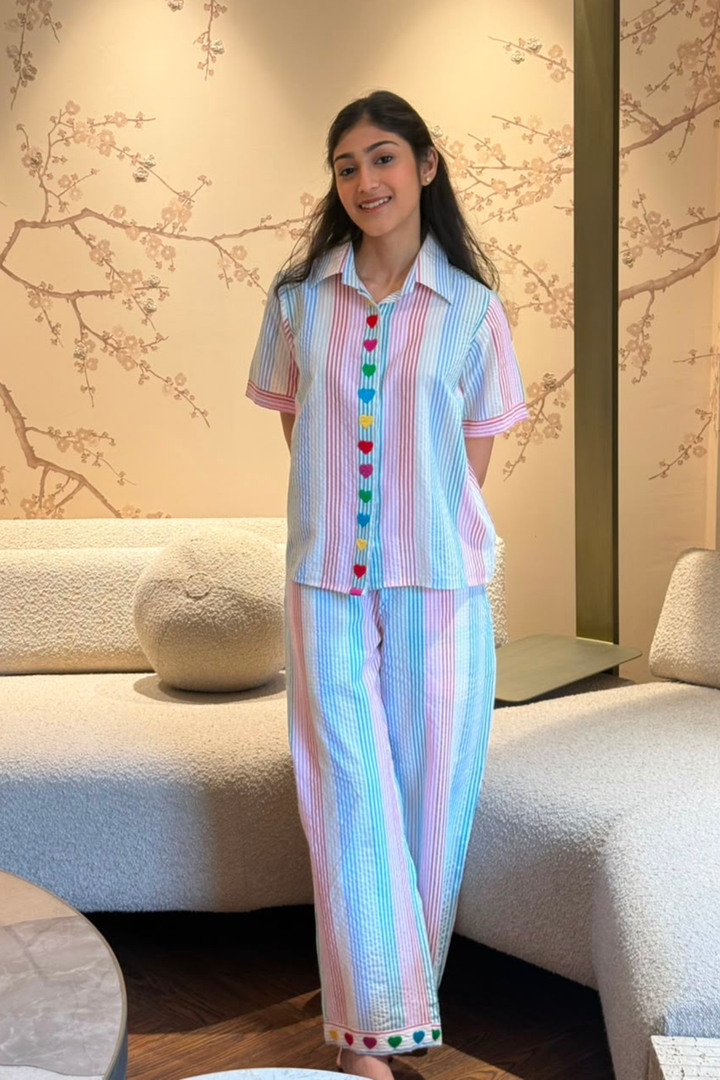 Rainbow Hearts Set