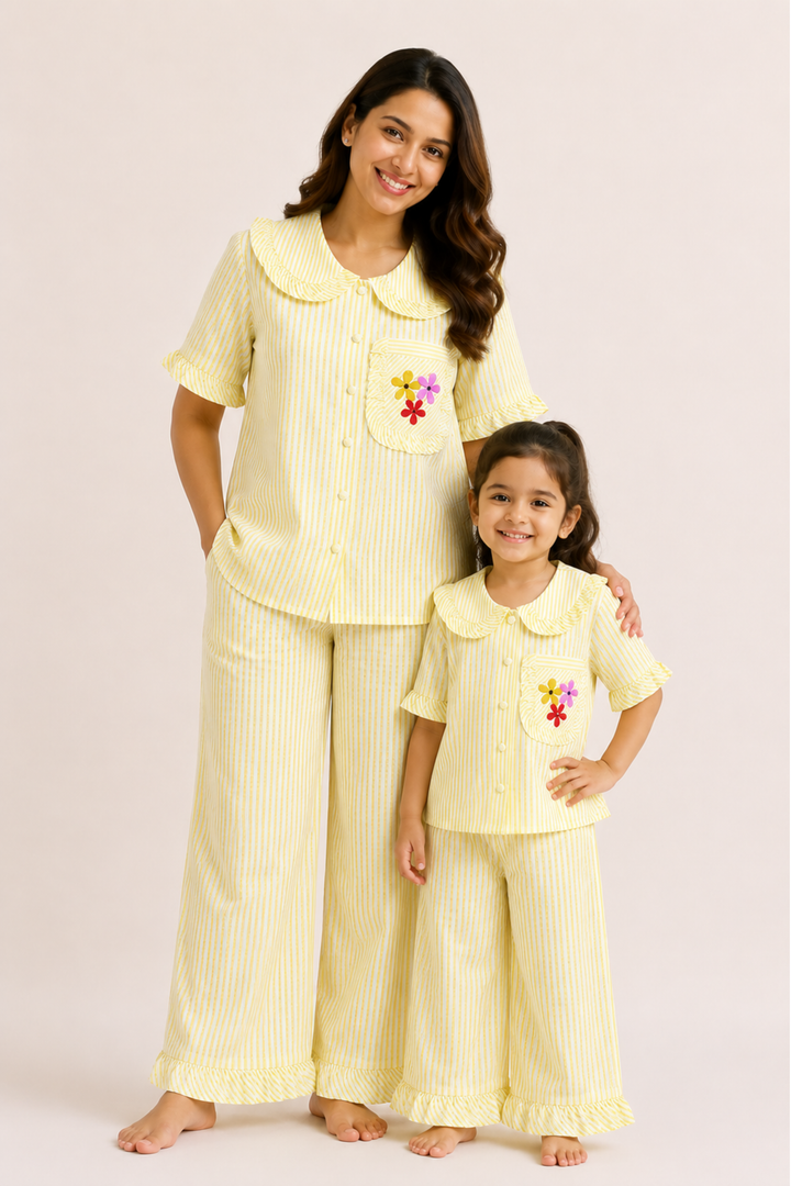 Golden Daisy Duo Set (Mother & Daughter)